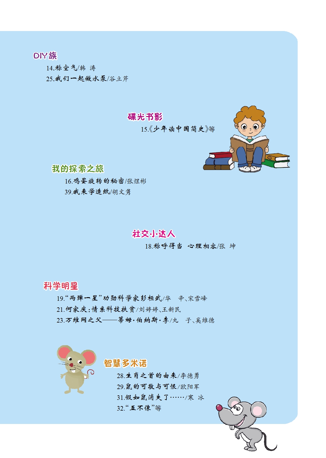 《少兒科技》2020年第7-8期目錄