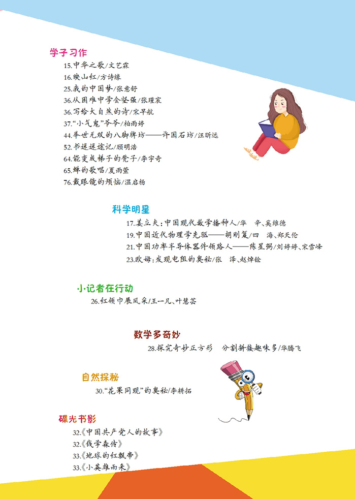 《少兒科技》第7-8期目錄