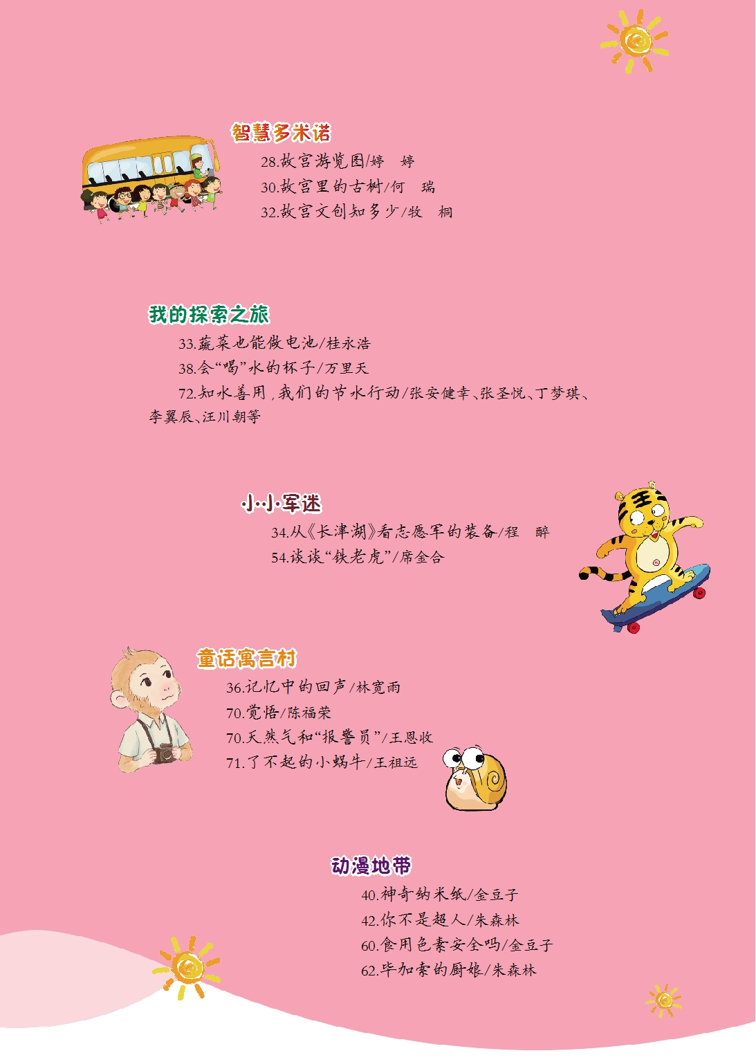 少兒科技2022第1-2期目錄